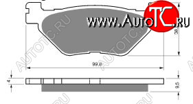 2 779 р. Тормозные колодки Gold-Fren 165 S33  165 s33  с доставкой в г. Кемерово