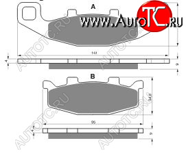 2 249 р. Тормозные колодки Gold-Fren 013 S3  013 s3  с доставкой в г. Кемерово