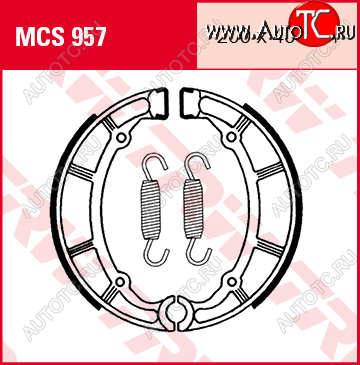 5 289 р. Тормозные колодки TRW MCS957  mcs957  с доставкой в г. Кемерово
