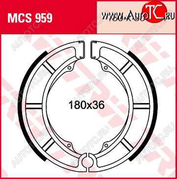 4 709 р. Тормозные колодки TRW MCS959  mcs959  с доставкой в г. Кемерово