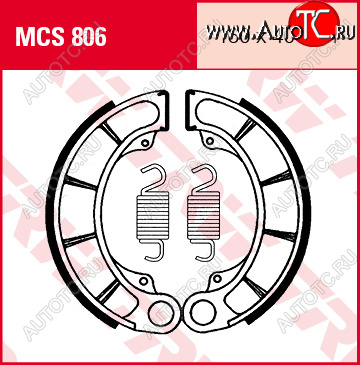 4 709 р. Тормозные колодки TRW MCS806  mcs806  с доставкой в г. Кемерово