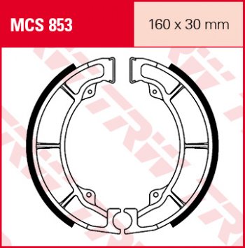 Тормозные колодки TRW MCS853  mcs853