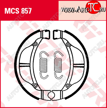 1 969 р. Тормозные колодки TRW MCS857  mcs857  с доставкой в г. Кемерово
