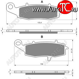 2 249 р. Тормозные колодки Gold-Fren 104 S3  104 s3  с доставкой в г. Кемерово