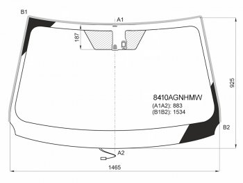 10 249 р. Стекло лобовое (Обогрев щеток Датчик дождя Молдинг) Toyota RAV4 (XA40) 12-19 FUYAO 8410AGNHMW  с доставкой в г. Кемерово. Увеличить фотографию 1