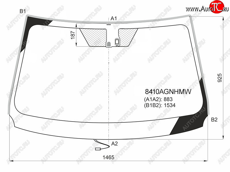 10 249 р. Стекло лобовое (Обогрев щеток Датчик дождя Молдинг) Toyota RAV4 (XA40) 12-19 FUYAO 8410AGNHMW  с доставкой в г. Кемерово