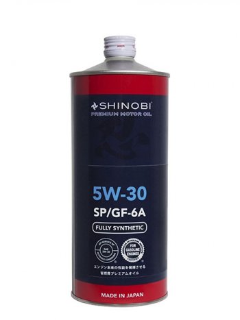 1 139 р. Масло моторное синтетическое SHINOBI SPGF-6A 5W-30 1L SHINOBI SH0007  с доставкой в г. Кемерово. Увеличить фотографию 1