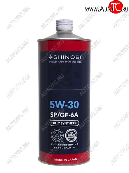 1 139 р. Масло моторное синтетическое SHINOBI SPGF-6A 5W-30 1L SHINOBI SH0007  с доставкой в г. Кемерово