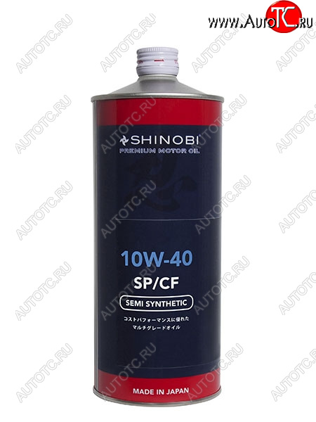 1 059 р. Масло моторное полусинтетическое SHINOBI SPCF 10W-40 1L SHINOBI SH0025  с доставкой в г. Кемерово