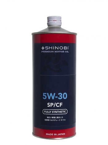 1 059 р. Масло моторное синтетическое SHINOBI SPGF-5CF 5W-30 1L SHINOBI SH0031  с доставкой в г. Кемерово. Увеличить фотографию 1
