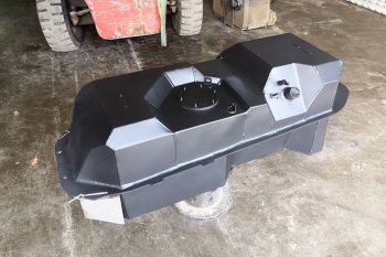 40 999 р. Топливный бак (под штатную защиту) 75 литров из алюминия (стагер) Mitsubishi L200 4  дорестайлинг (2006-2014)  с доставкой в г. Кемерово. Увеличить фотографию 5