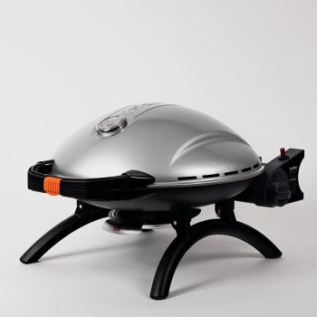 50 899 р. Гриль газовый O-GRILL 900МT bicolor черный-серебристый (в комплекте адаптер тип А)  900mt_silver  с доставкой в г. Кемерово. Увеличить фотографию 4