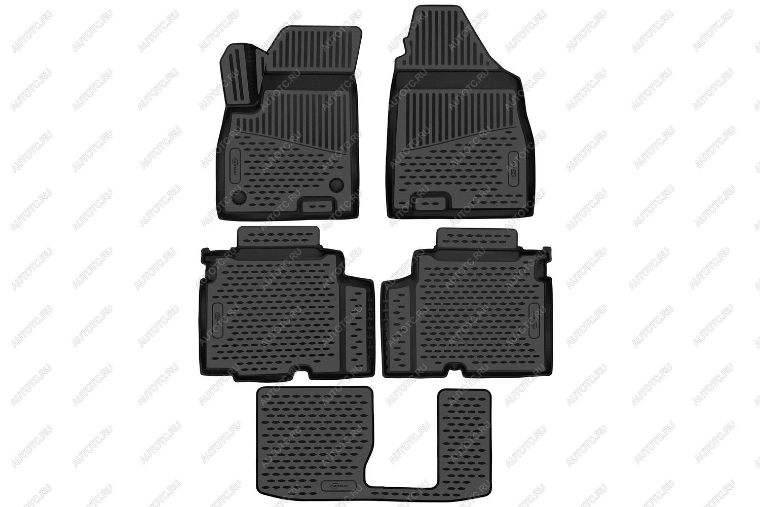 5 799 р. Коврики 3D в салон подходят для JETOUR X90 Plus 2023-, (7 мест) 5шт. (ПУ, повышенная износостойкость)  Джитур X90 Плюс FORMAT format.3dan0579210k  с доставкой в г. Кемерово