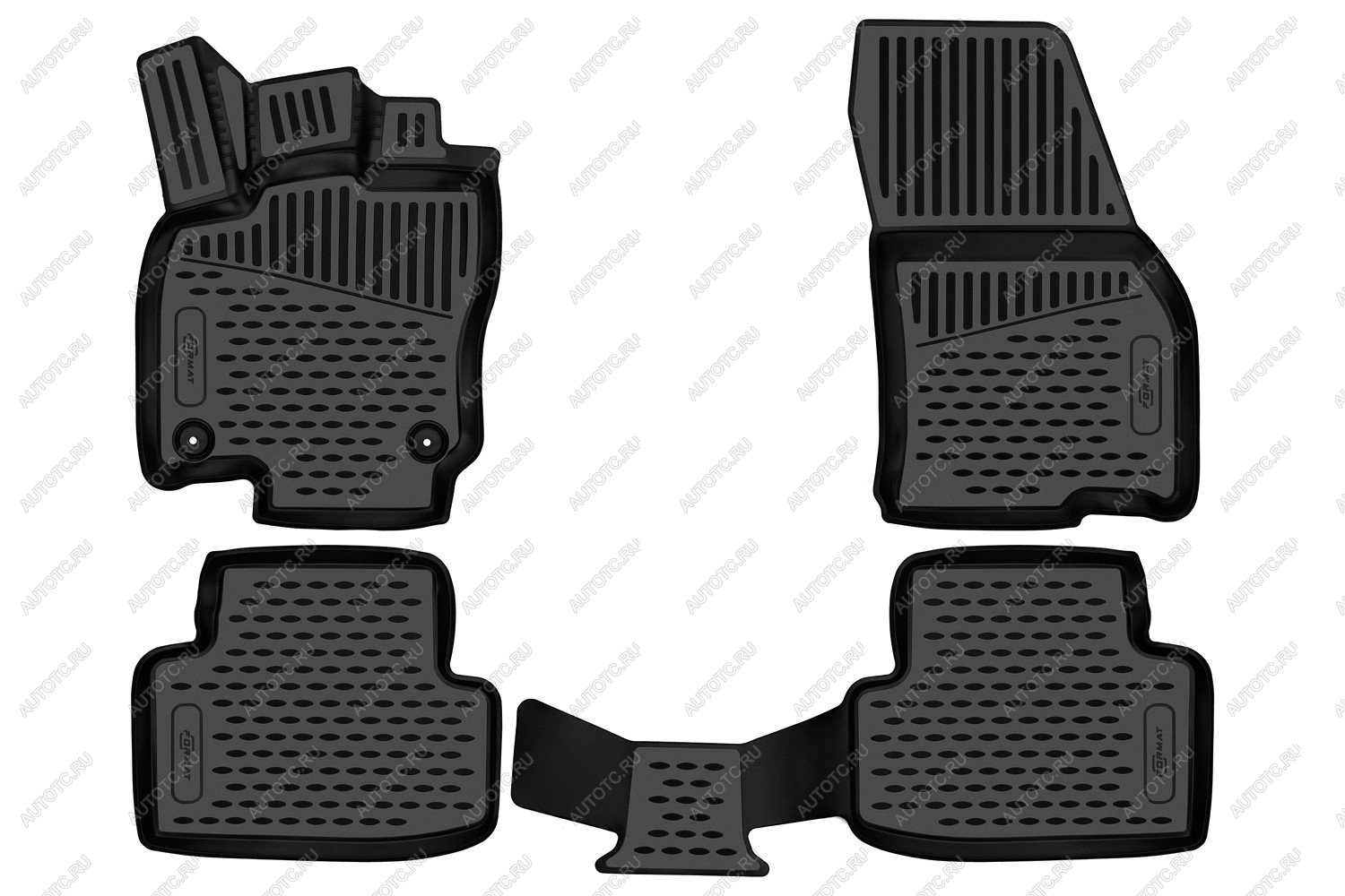 5 349 р. Коврики 3D в салон подходят для JETTA VS5 2023-, 4шт. (ПУ, повышенная износостойкость)  Джетта ВС5 FORMAT format.3dan0572210k  с доставкой в г. Кемерово