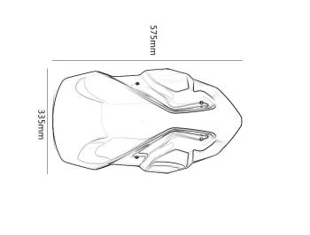 9 249 р. Ветровое стекло для мотоцикла Honda CRF1000L 16-17 КитайскиеЗапчасти пм-00016959  с доставкой в г. Кемерово. Увеличить фотографию 3