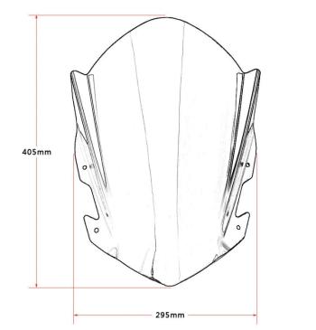 3 399 р. Ветровое стекло для мотоцикла KTM 125200390 14-18 КитайскиеЗапчасти пм-00016971  с доставкой в г. Кемерово. Увеличить фотографию 4
