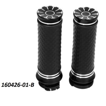 3 419 р. Грипсы на руль 25мм Harley-Davidson 1 КитайскиеЗапчасти пм-00025598  с доставкой в г. Кемерово. Увеличить фотографию 3