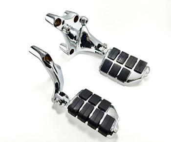 5 999 р. Подножки задние комплект Harley-Davidson XL883, XL1200 14-22 КитайскиеЗапчасти пм-00025601  с доставкой в г. Кемерово. Увеличить фотографию 3