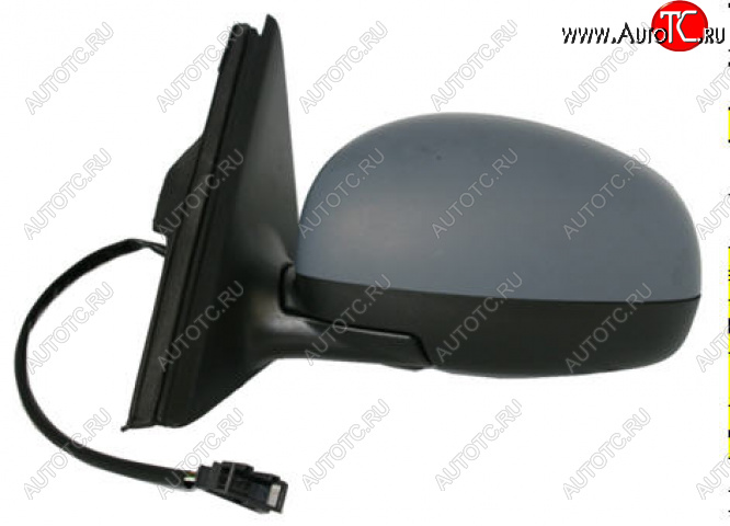 5 699 р. Боковое левое зеркало (электрическое, с подогревом) BodyParts  Skoda Fabia  Mk2 (2007-2010) хэтчбэк дорестайлинг (неокрашенное)  с доставкой в г. Кемерово