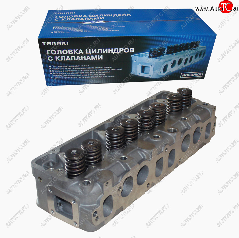 30 999 р. Головка блока цилиндров с клапанами УМЗ 4215 (АИ92газ) KENO-TANAKI   tkg-1003010-57 4215.1003010-70   с доставкой в г. Кемерово