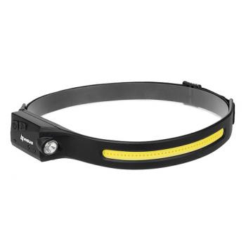 1 669 р. Фонарь налобный NISUS сенсорный LED-120 LM, COB-340 LM, IPX4, USB  n-fn-hl65  с доставкой в г. Кемерово. Увеличить фотографию 1