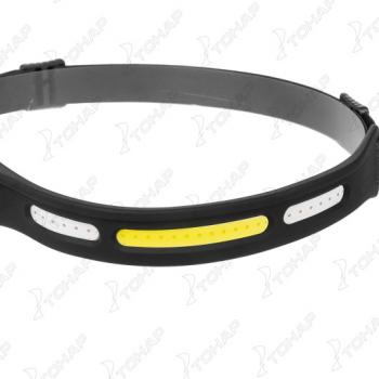2 489 р. Фонарь налобный сенсорный LED-200 LM, COB-200LM, IPX4, USB  n-fn-hl76  с доставкой в г. Кемерово. Увеличить фотографию 7
