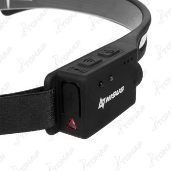 2 489 р. Фонарь налобный сенсорный LED-200 LM, COB-200LM, IPX4, USB  n-fn-hl76  с доставкой в г. Кемерово. Увеличить фотографию 3
