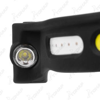 2 489 р. Фонарь налобный сенсорный LED-200 LM, COB-200LM, IPX4, USB  n-fn-hl76  с доставкой в г. Кемерово. Увеличить фотографию 2