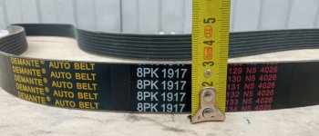 699 р. Ремень приводной 8PK1917.7SP100693 CUMMINS 8pk1917.7sp100693  с доставкой в г. Кемерово. Увеличить фотографию 3