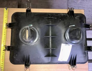 Крышка корпуса воздушного фильтра (нижняя) FAW J6 FAW 1109010-77cb-bottom