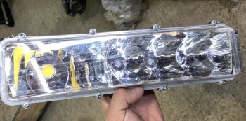 3 199 р. Фара противотуманная левая FAW J6 LED ЧЕРНАЯ  FAW 3732015-53ab  с доставкой в г. Кемерово. Увеличить фотографию 2