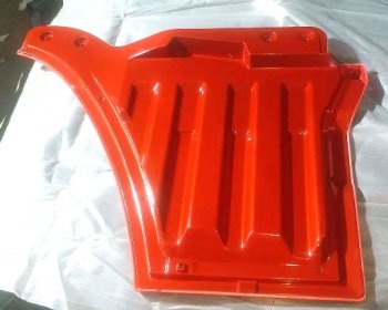 6 549 р. Накладка двери нижняя левая (красная) X3000 SHACMAN SHACMAN dz14251330151-red  с доставкой в г. Кемерово. Увеличить фотографию 2