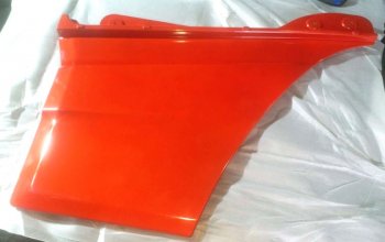 Накладка двери нижняя левая (красная) X3000 SHACMAN SHACMAN dz14251330151-red