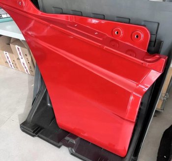 5 709 р. Накладка двери X3000 нижняя правая (красная) SHACMAN SHACMAN dz14251330152-red  с доставкой в г. Кемерово. Увеличить фотографию 2