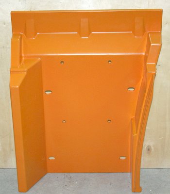 Подножка F2000 левая (корпус) оранжевый SHACMAN 81.61510.0225o