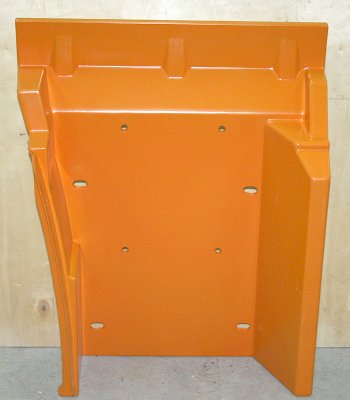 Подножка F2000 правая (корпус) оранжевый SHACMAN 81.61510.0226o