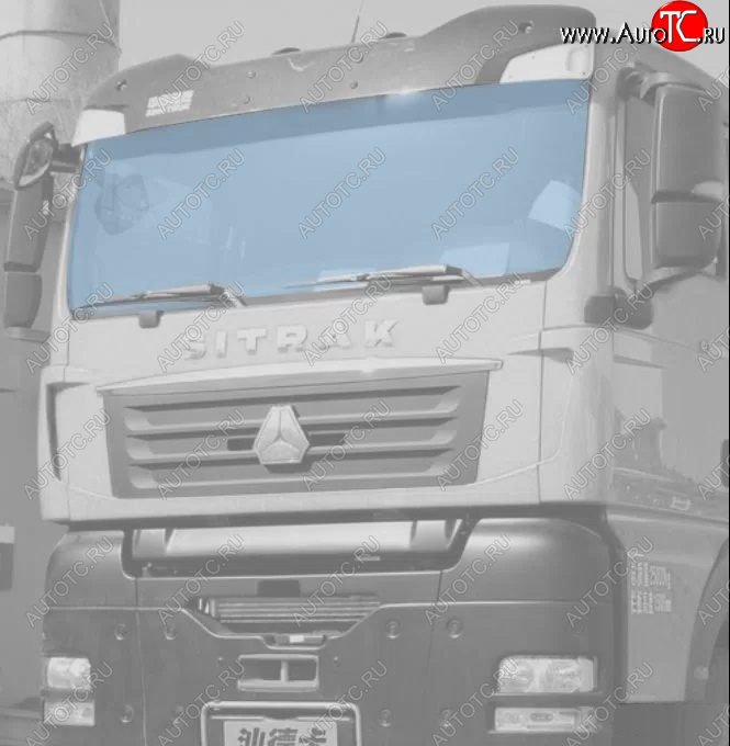 10 749 р. Стекло ветровое (2050х880) SITRAK C5H, C7H, STAND 14- HOWO T5G TRUCK 14- шелк SHACMAN SHACMAN 4911agnbl  с доставкой в г. Кемерово