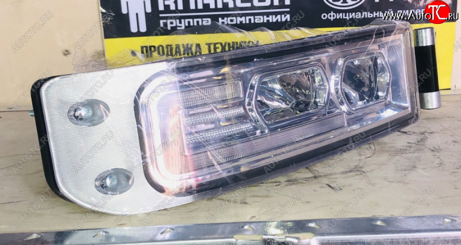 11 199 р. Фара противотуманная с поворотником правая LED HOWO T5G SITRAK 811w25320-6004  с доставкой в г. Кемерово