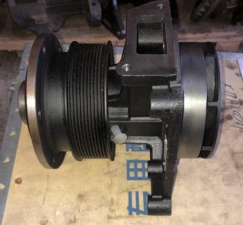 9 269 р. Насос водяной (помпа) SHAANXI F3000 E2 612600061603612600061497 VALMO VALMO 612600061603612600061497  с доставкой в г. Кемерово. Увеличить фотографию 4
