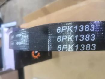 469 р. Ремень генератора 6PK1383 WP12 E5 VALMO0000412 VALMO 612630061037  с доставкой в г. Кемерово. Увеличить фотографию 2