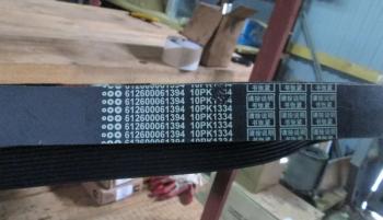 799 р. Ремень привода 10PK1334 WD10 WEICHAI 612600061349  с доставкой в г. Кемерово. Увеличить фотографию 2