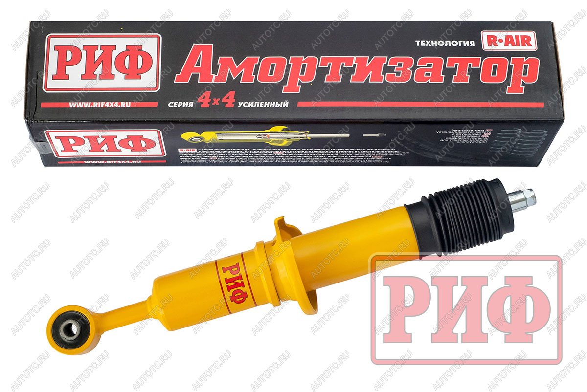 10 719 р. Амортизатор усиленный РИФ передний Toyota Hilux 2015+, Fortuner 2015+ штатный и лифт 0-45 мм  sa239  с доставкой в г. Кемерово