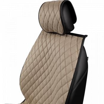 4 199 р. Накидка на сиденье (5 мест Каир) ТЕЙЛОР ст БАЙРОН Lord Autofashion   (бежевый, строчка бежевая)  с доставкой в г. Кемерово. Увеличить фотографию 10