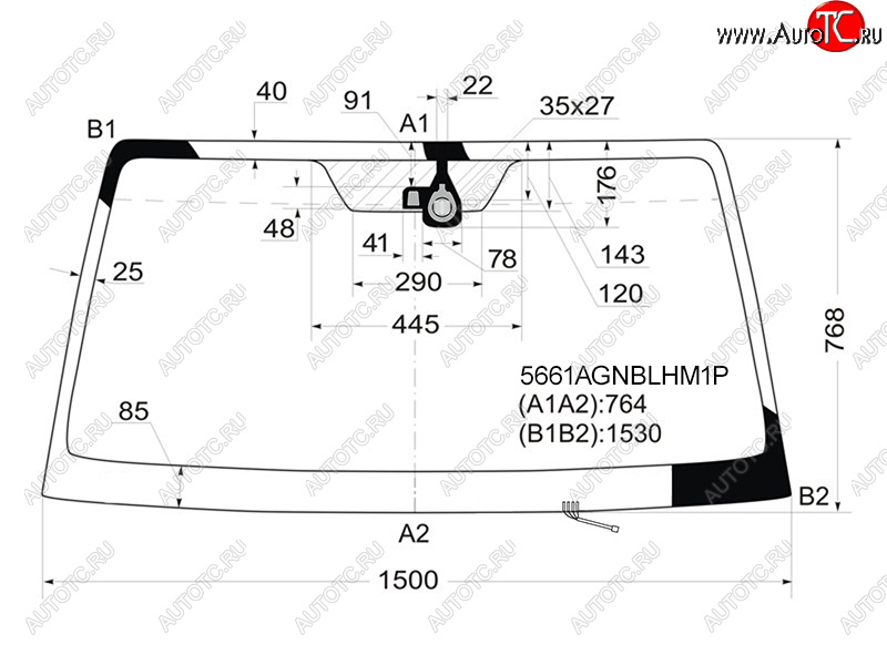 8 249 р. Стекло лобовое (Обогрев щеток Датчик дождя) Mitsubishi Pajero 06-20 FUYAO 5661AGNBLHM1P  с доставкой в г. Кемерово