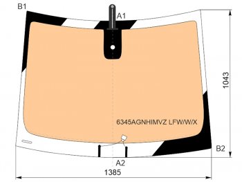 19 999 р. Стекло лобовое (Обогрев полный) Citroen C3 Aircross 17-  Opel Crossland X 17-20 XYG 6345AGNHIMVZ LFW/W/X  с доставкой в г. Кемерово. Увеличить фотографию 1