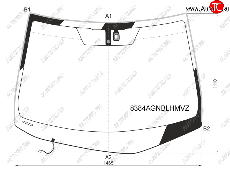 10 999 р. Стекло лобовое (Обогрев щеток Датчик дождя Молдинг) Lexus RX 08-15 FUYAO 8384AGNBLHMVZ  с доставкой в г. Кемерово
