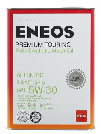 4 999 р. Масло моторное синтетическое ENEOS Premium Touring 5W-30 SN 4л ENEOS 8809478942216  с доставкой в г. Кемерово. Увеличить фотографию 1