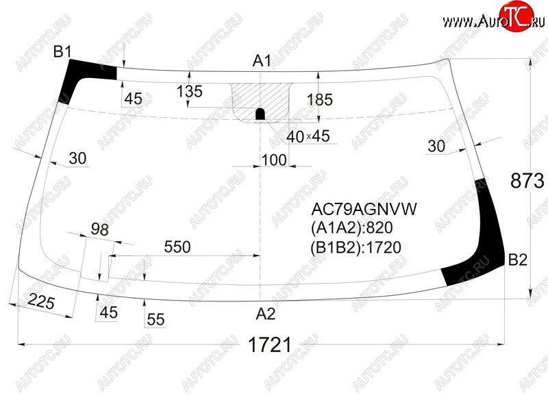 6 699 р. Стекло лобовое (Молдинг) Chevrolet Tahoe 06-14  Cadillac Escalade 06-15  Chevrolet Silverado 07-13 FUYAO AC79AGNVW  с доставкой в г. Кемерово