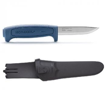 1 589 р. Нож MORAKNIV Basic 546, длина клинка 91 мм, синий  12241  с доставкой в г. Кемерово. Увеличить фотографию 1
