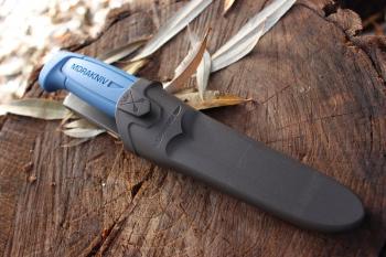 1 589 р. Нож MORAKNIV Basic 546, длина клинка 91 мм, синий  12241  с доставкой в г. Кемерово. Увеличить фотографию 3